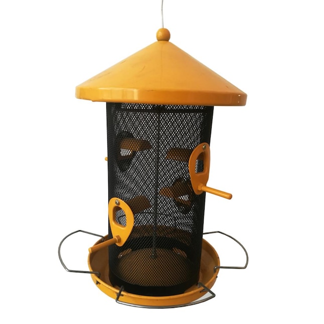 Heart & Herd Mesh Hanging Hopper Bird Feeder - 4-lb